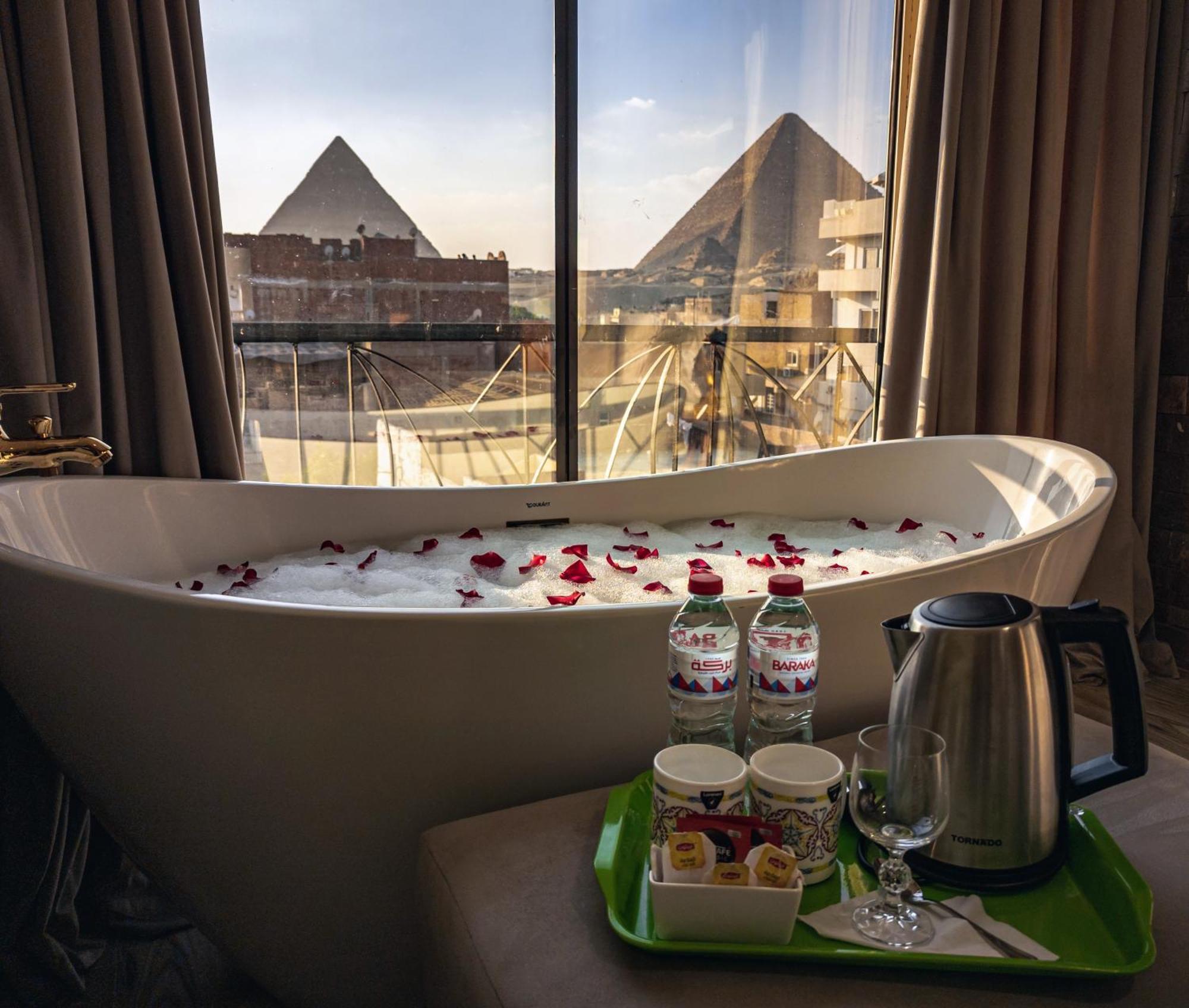 Jimmy Pyramids Hotel Kafrat al Jabal Exterior foto