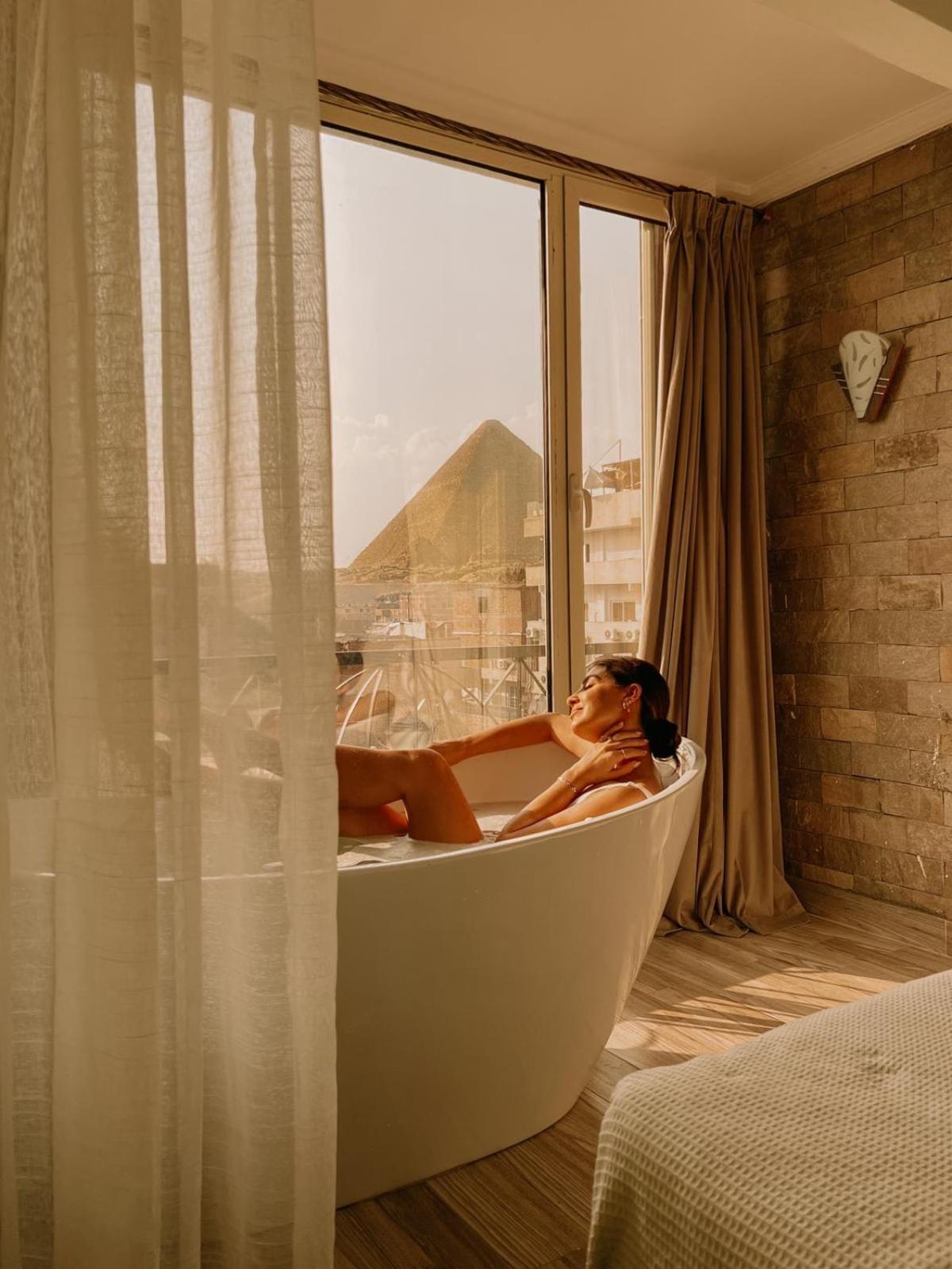 Jimmy Pyramids Hotel Kafrat al Jabal Exterior foto