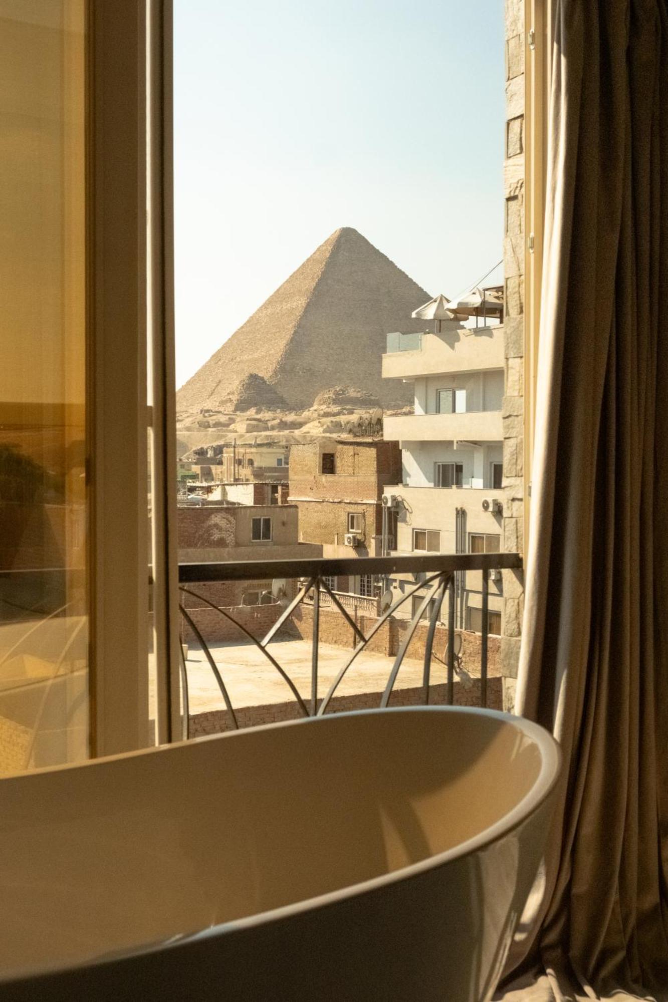 Jimmy Pyramids Hotel Kafrat al Jabal Exterior foto